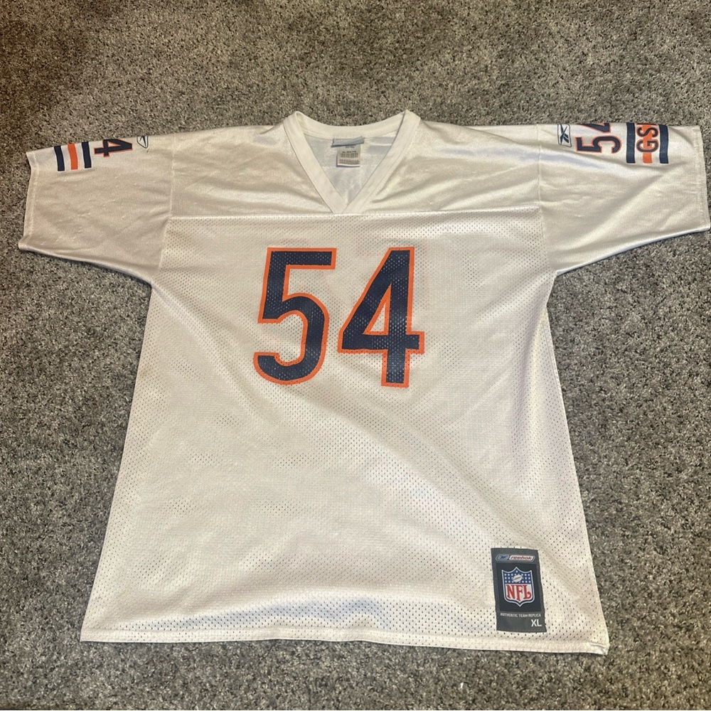 Reebok White Jersey with Orange and Blue Details women’s